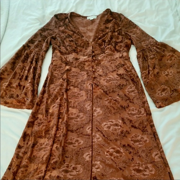 Crushed Velvet Kimono size L - Picture 3 of 4